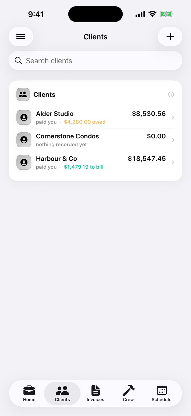 Simple Finance on iPhone