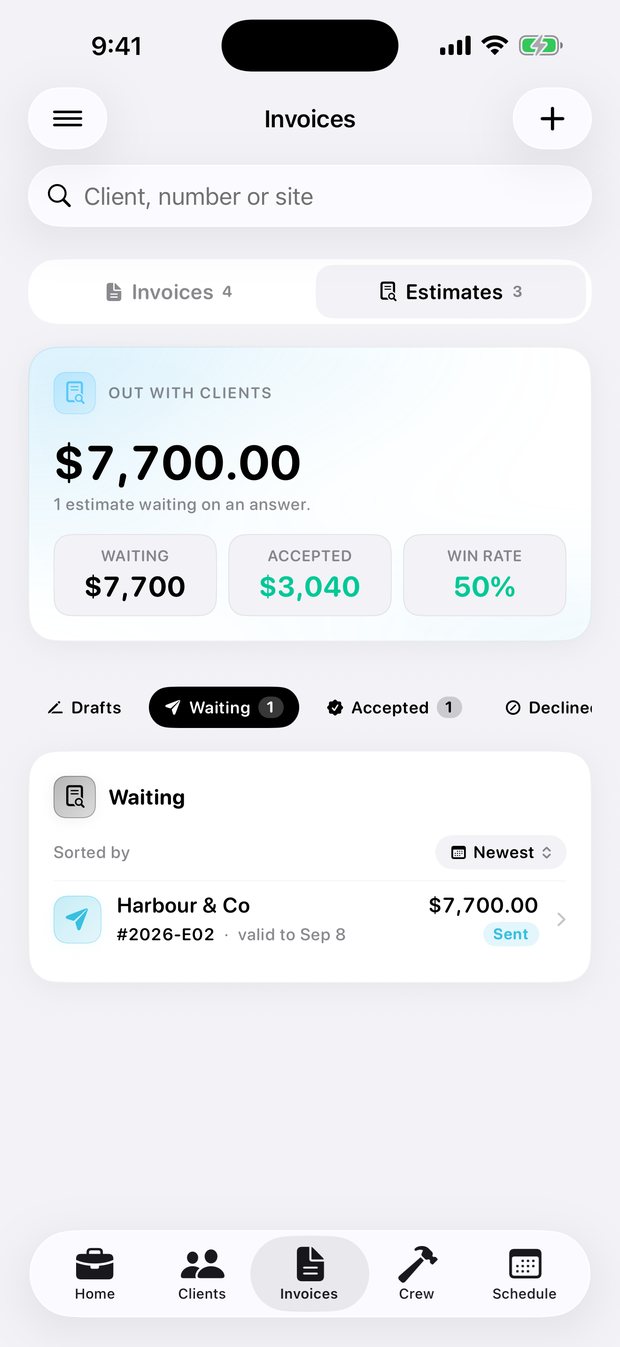Simple Finance on iPhone