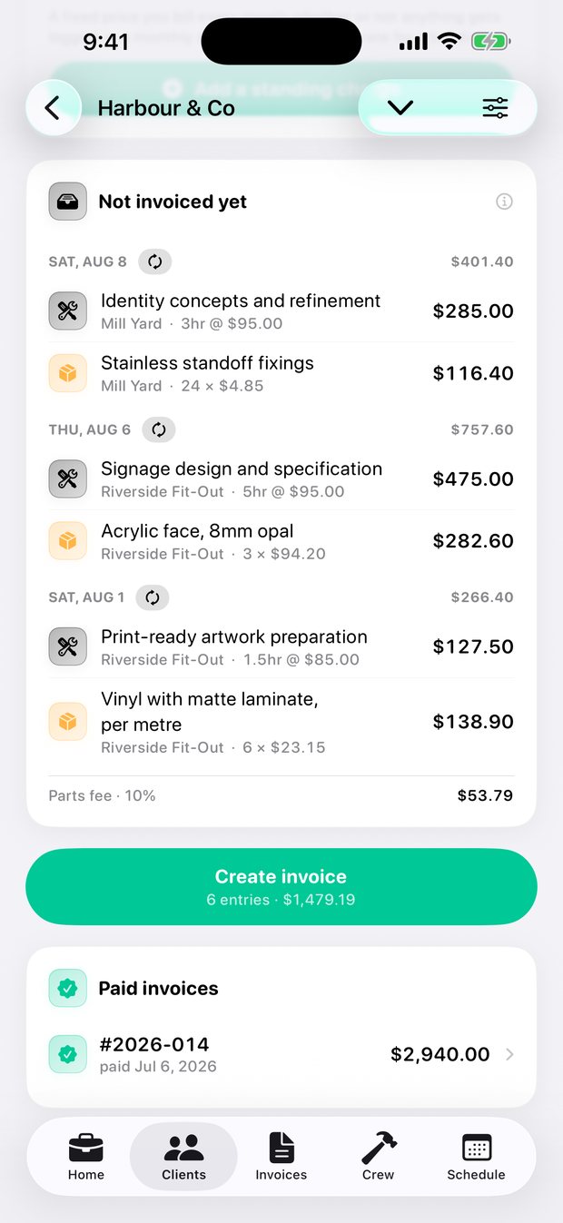 Simple Finance on iPhone