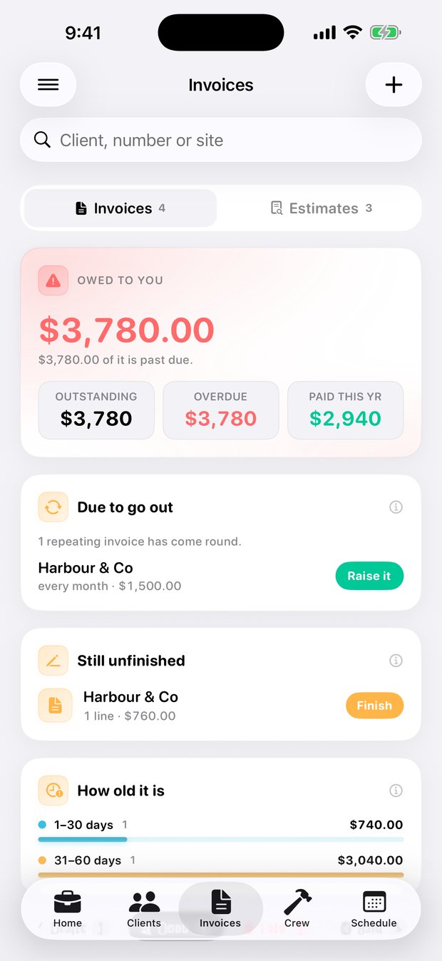 Simple Finance on iPhone