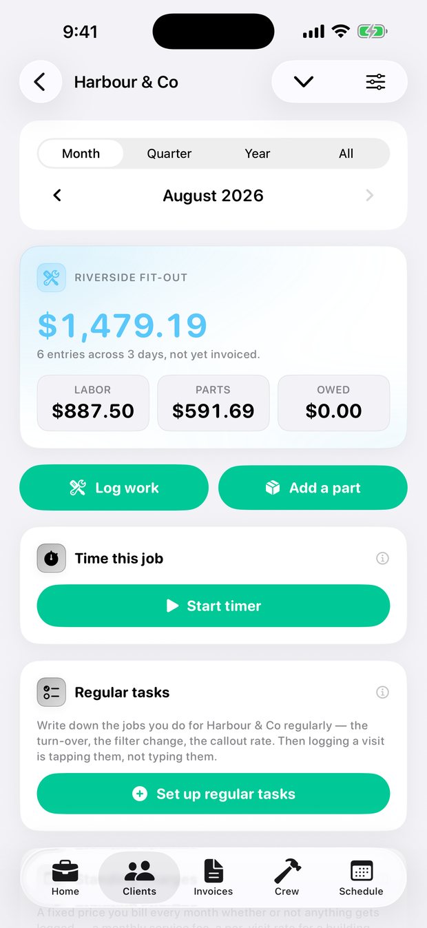 Simple Finance on iPhone