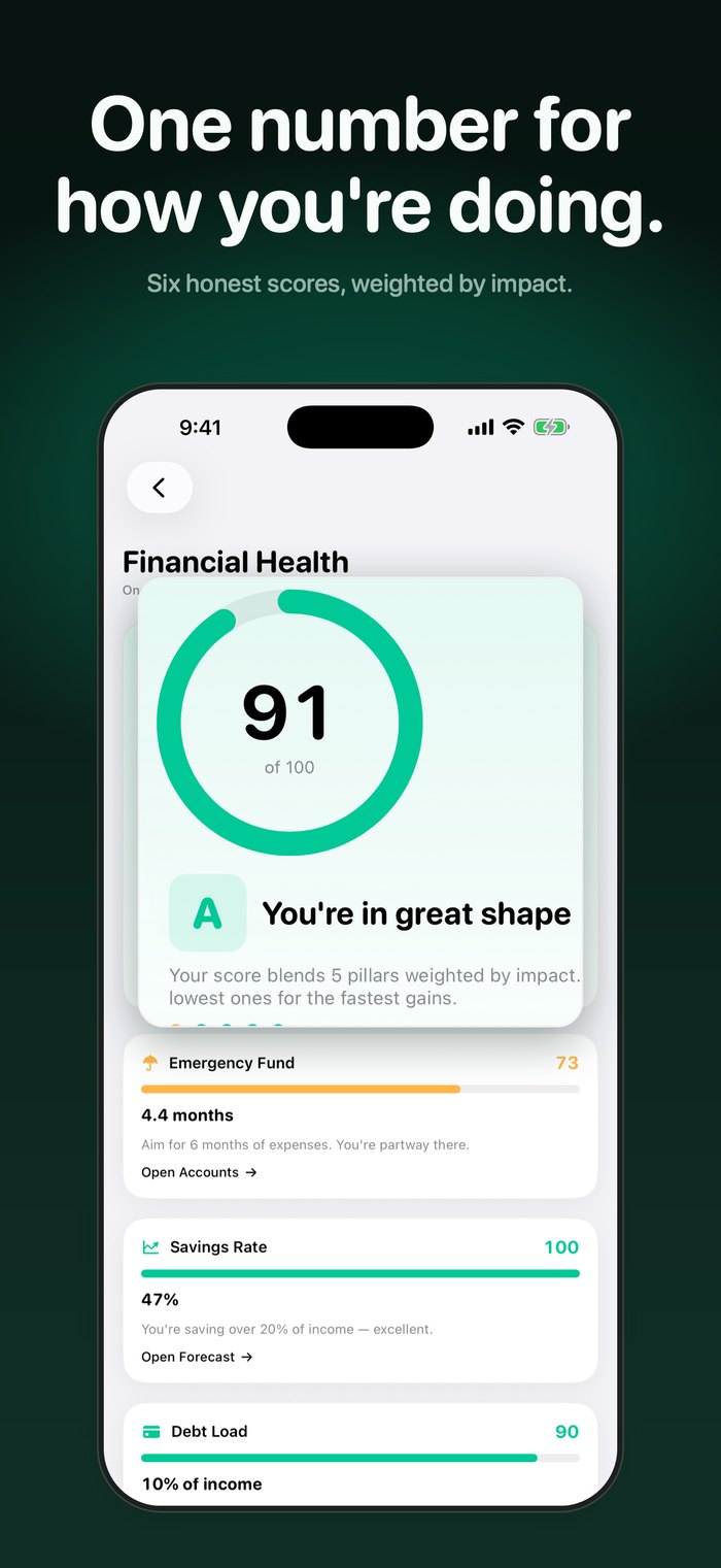 Simple Finance App Store screenshot