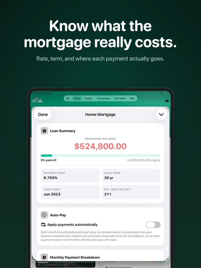 Simple Finance App Store screenshot