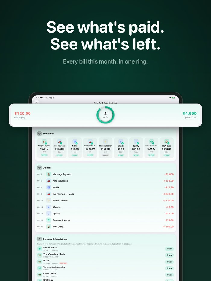 Simple Finance App Store screenshot