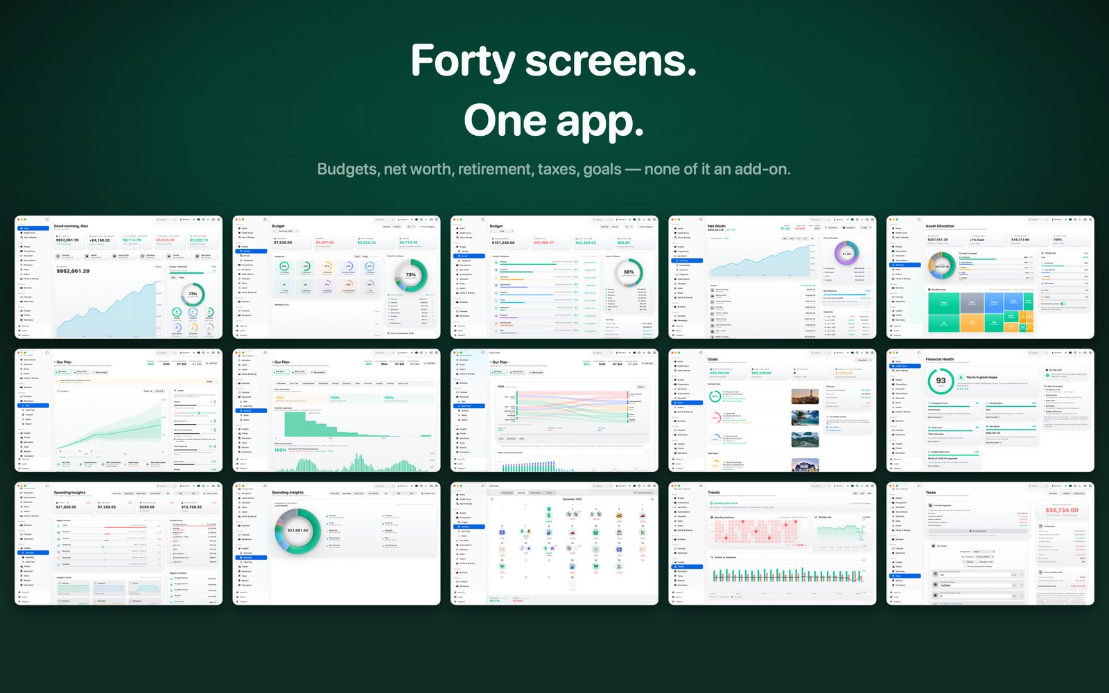 Simple Finance App Store screenshot