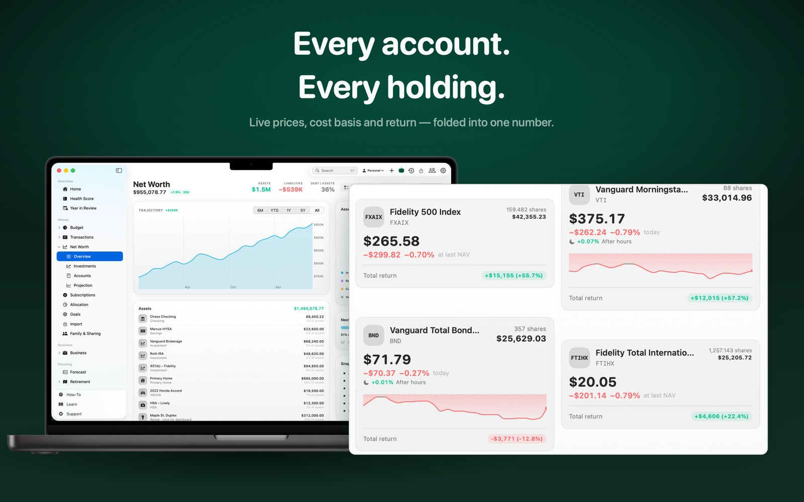 Simple Finance App Store screenshot