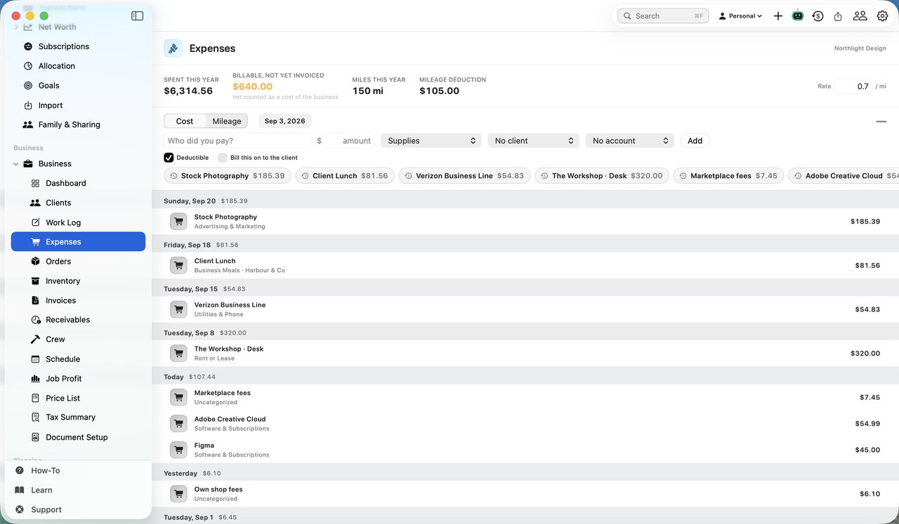 Simple Finance on Mac
