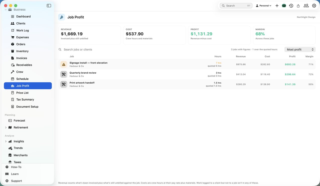 Simple Finance on Mac