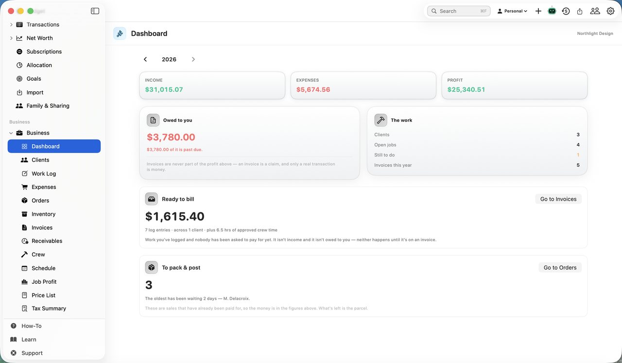Simple Finance on Mac