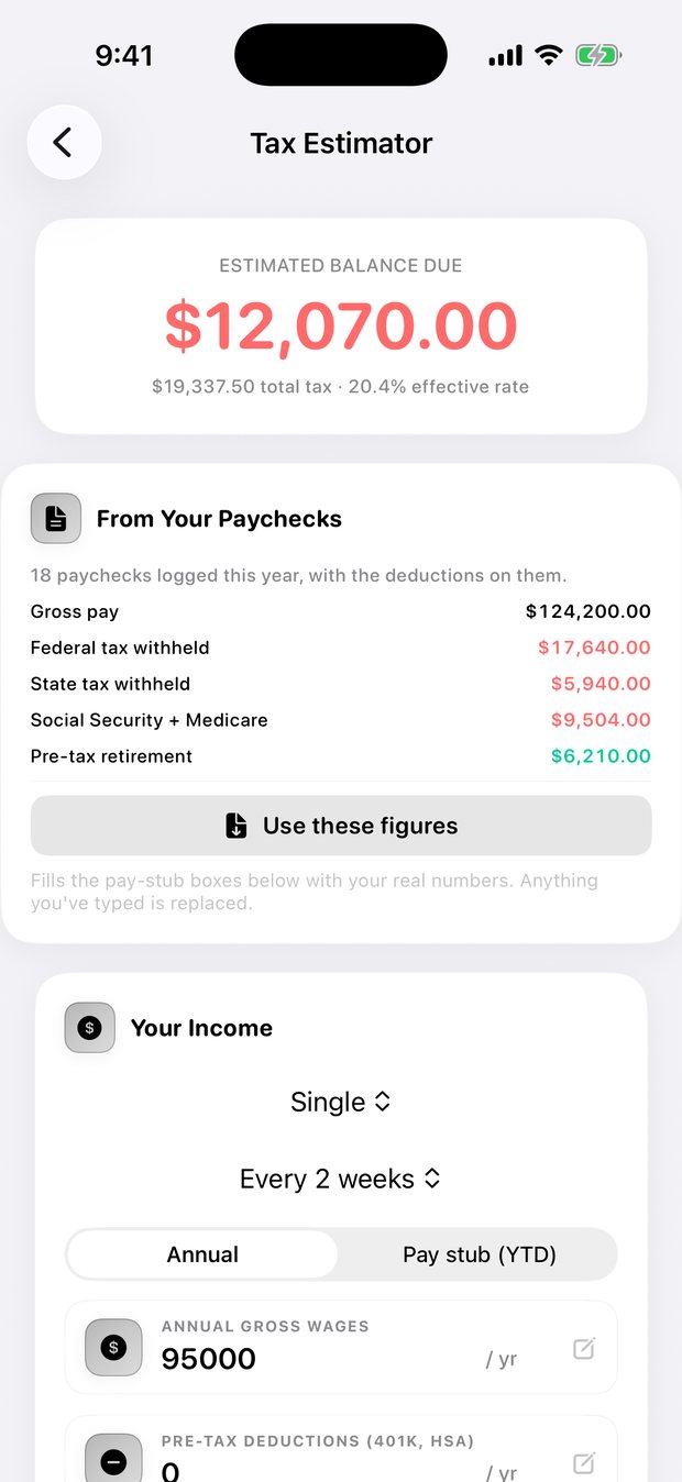 Simple Finance on iPhone