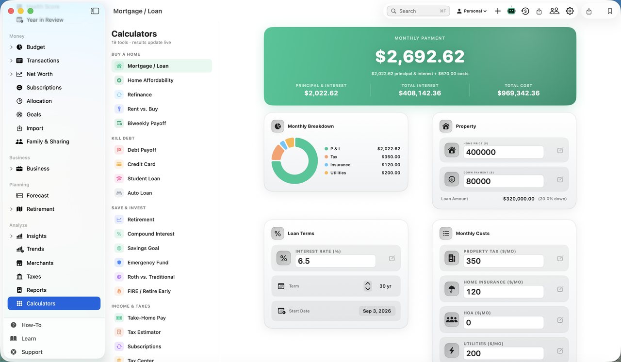 Simple Finance on Mac