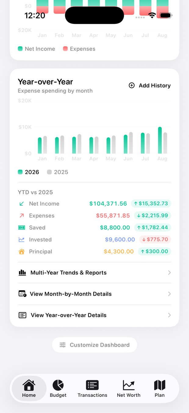 Simple Finance on iPhone