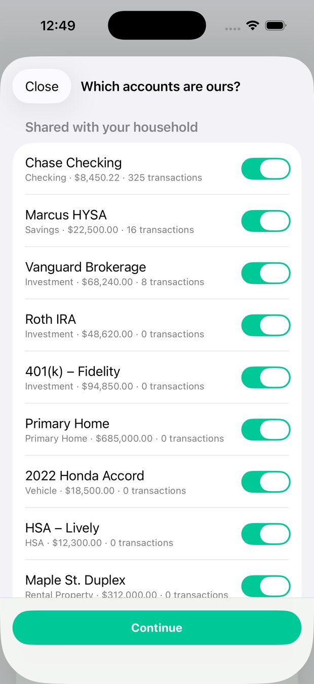 Simple Finance on iPhone