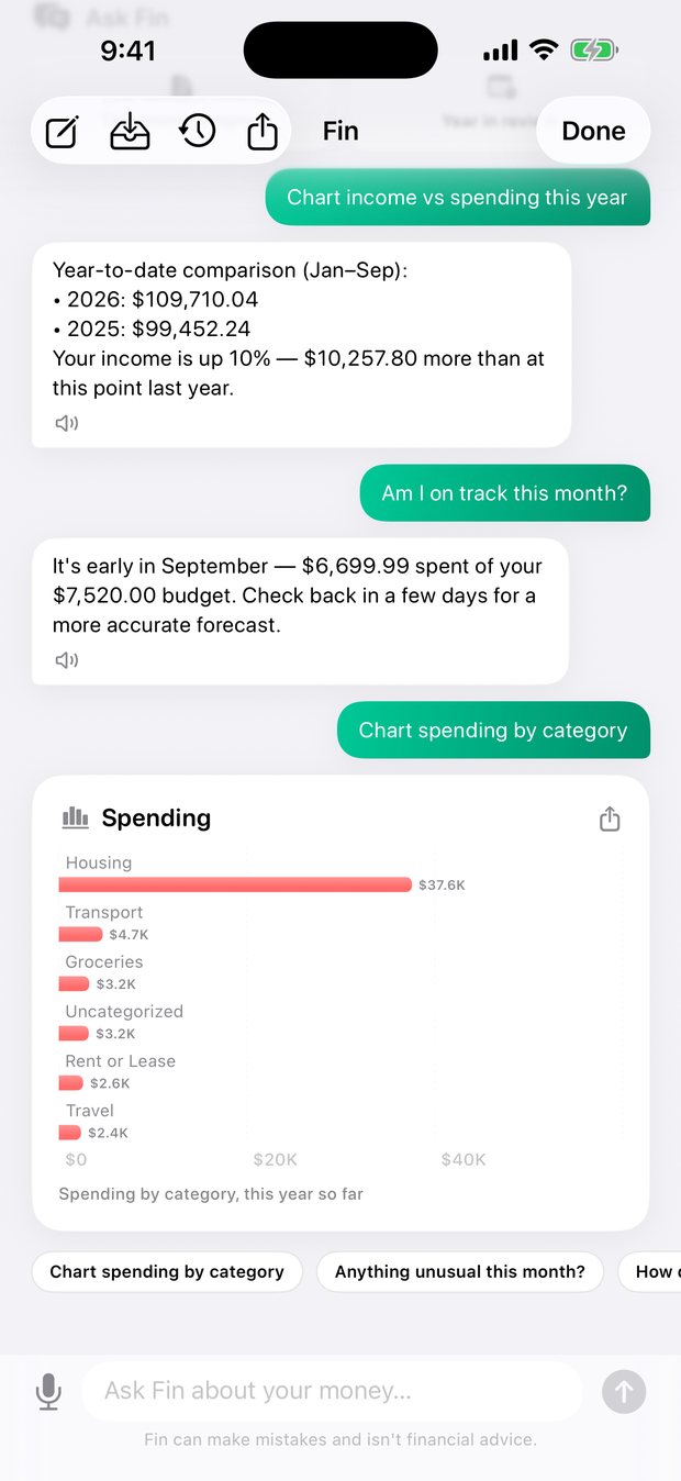 Simple Finance on iPhone