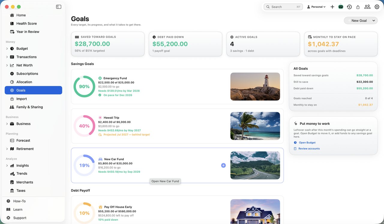 Simple Finance on Mac