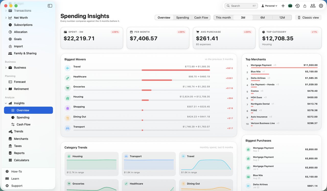 Simple Finance on Mac