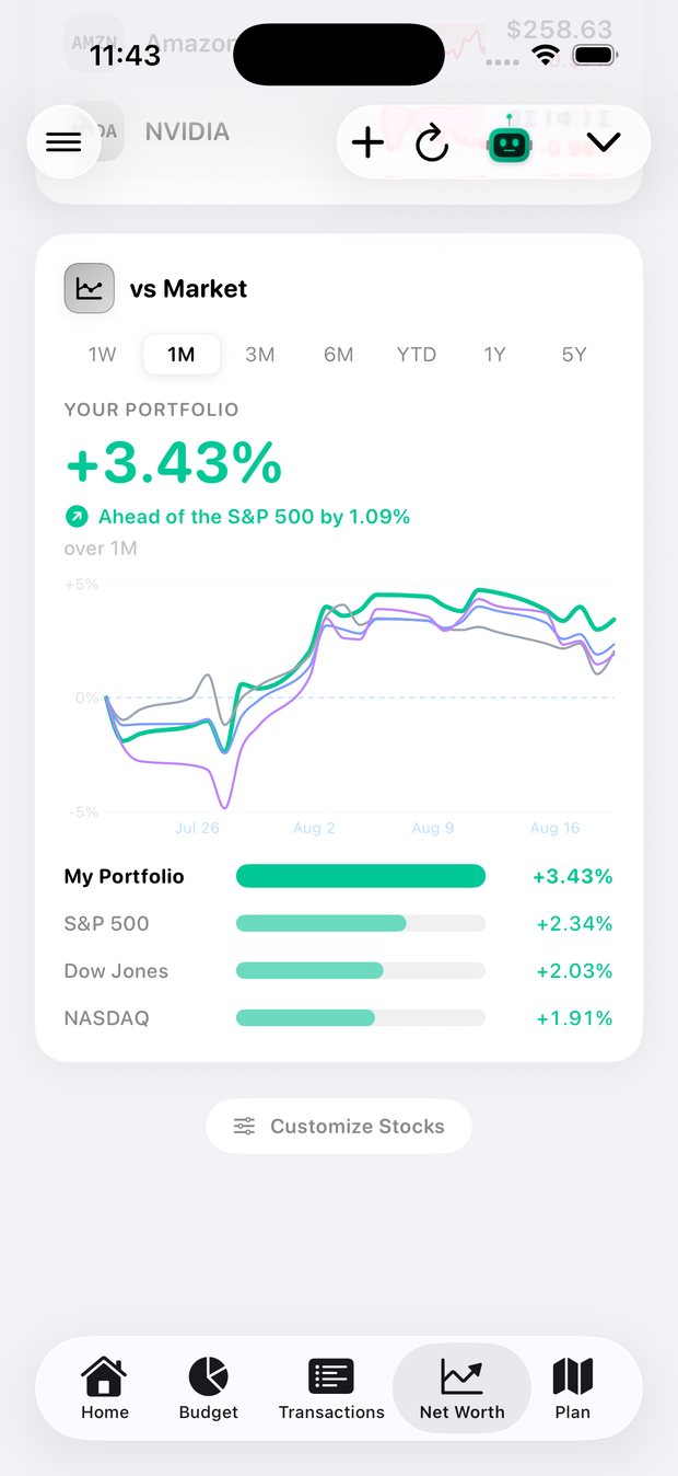 Simple Finance on iPhone