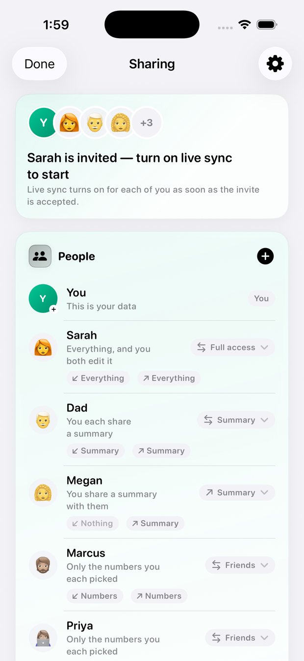 Simple Finance on iPhone