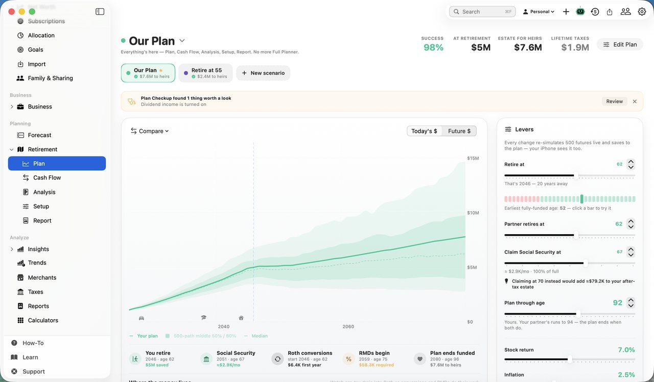 Simple Finance on Mac