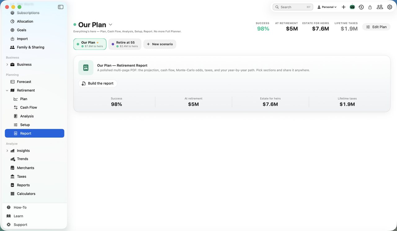 Simple Finance on Mac
