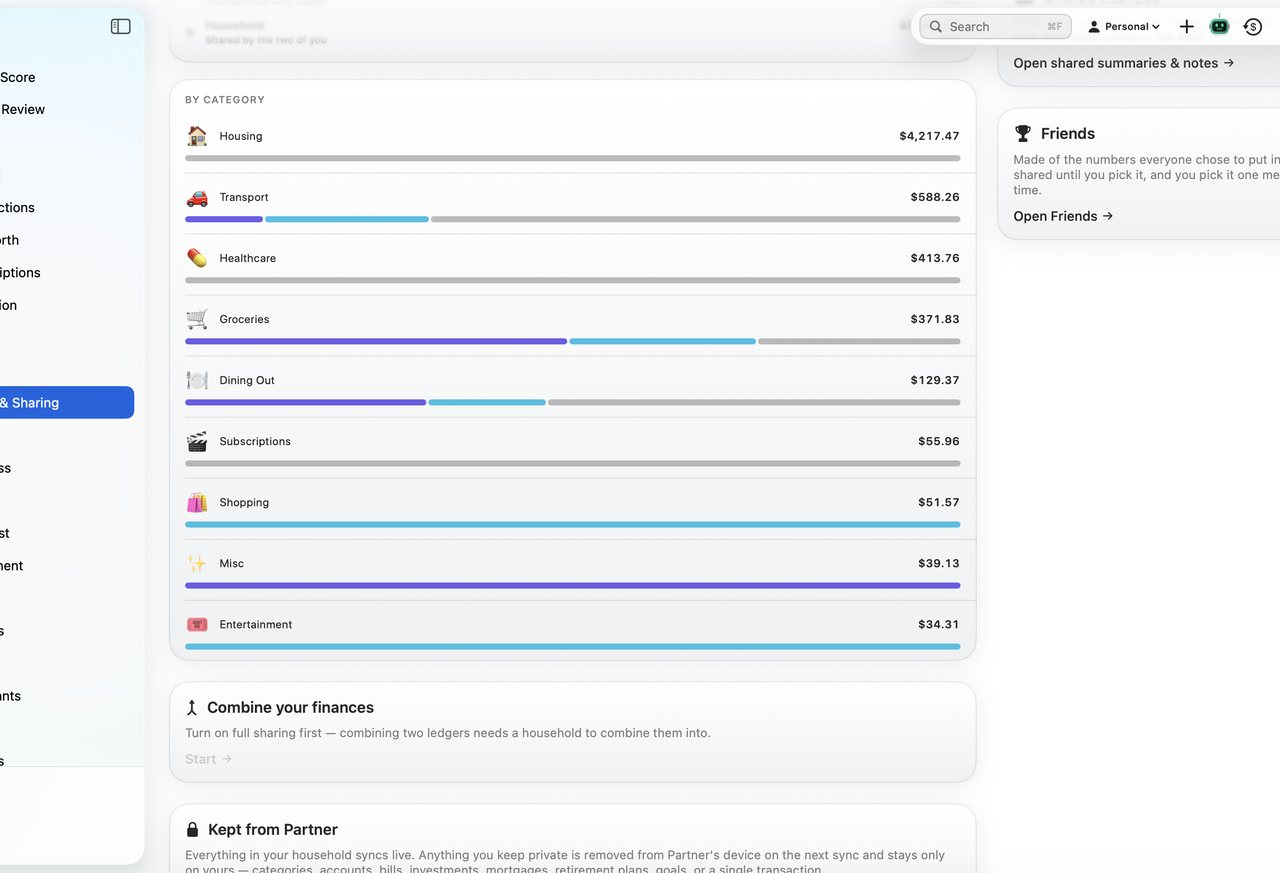 Simple Finance on Mac