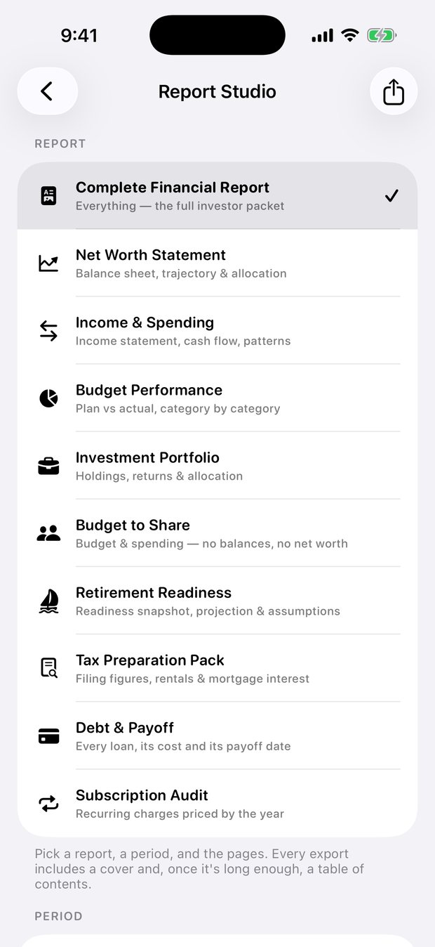 Simple Finance on iPhone