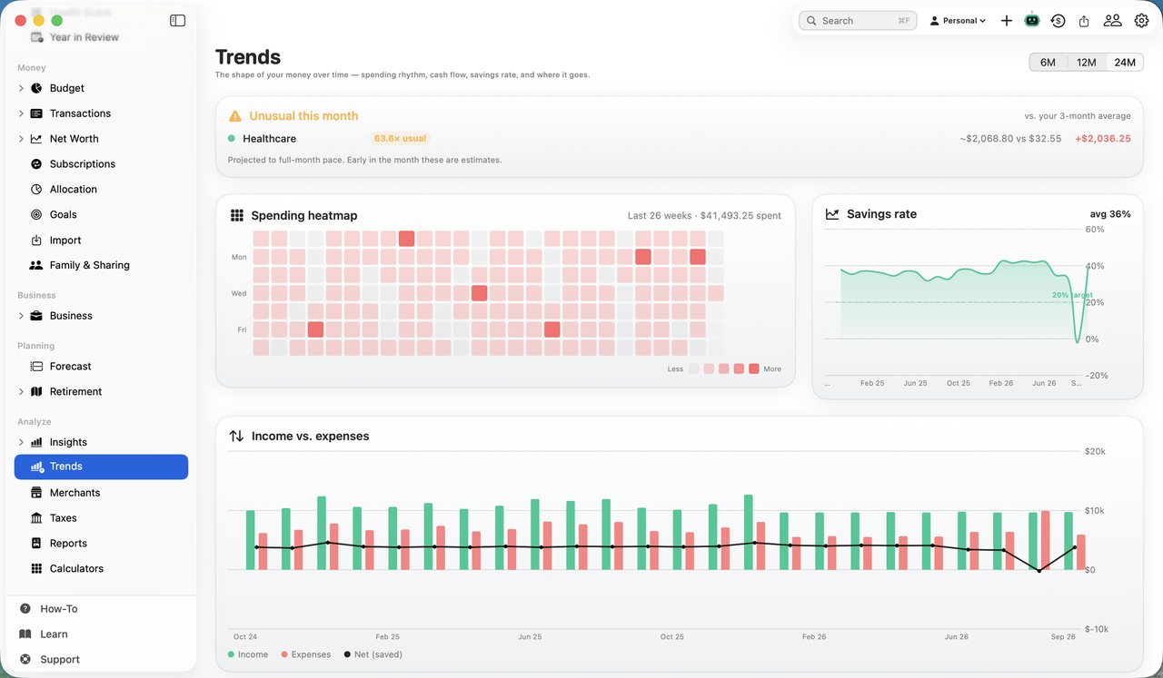 Simple Finance on Mac