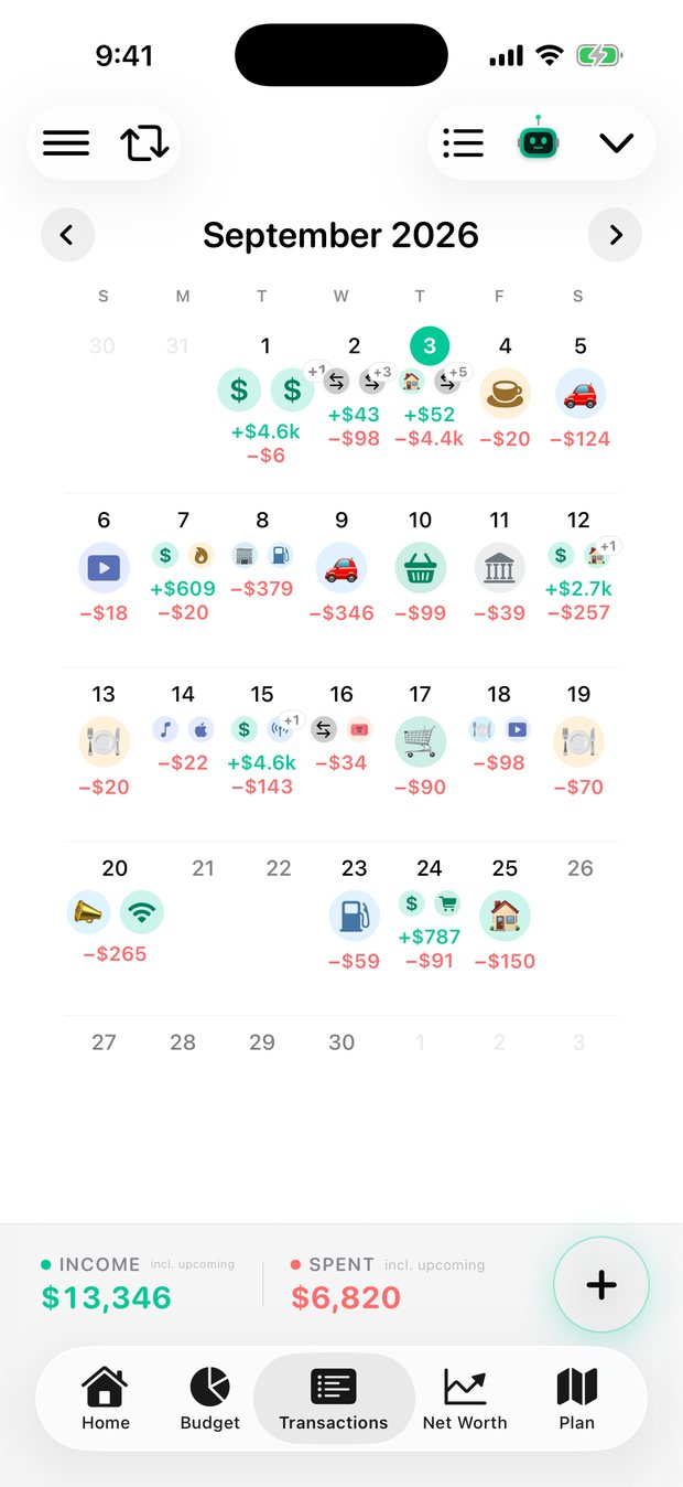 Simple Finance on iPhone