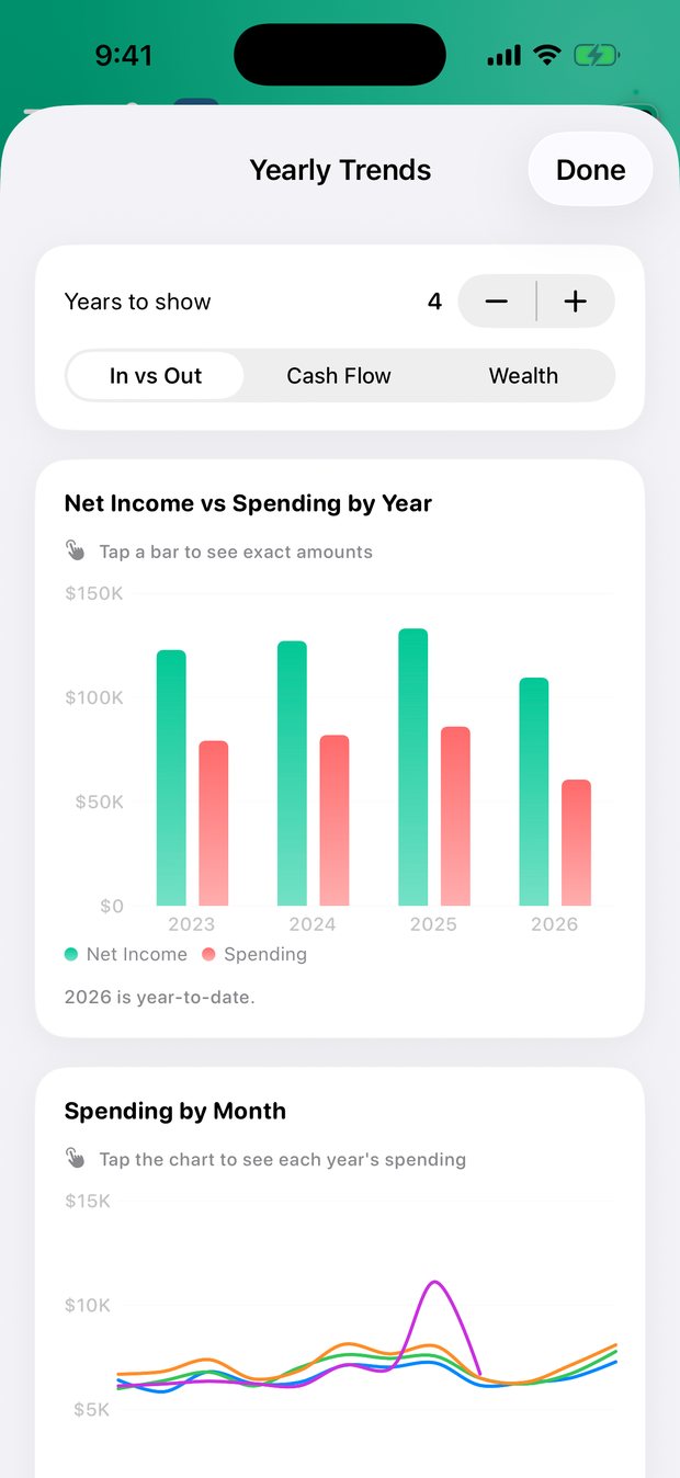 Simple Finance on iPhone
